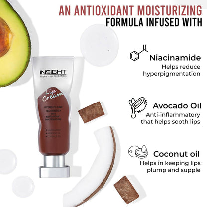 Insight Cosmetics Lip Cream | Hydro Filling Technology with Antioxidant Moisturising