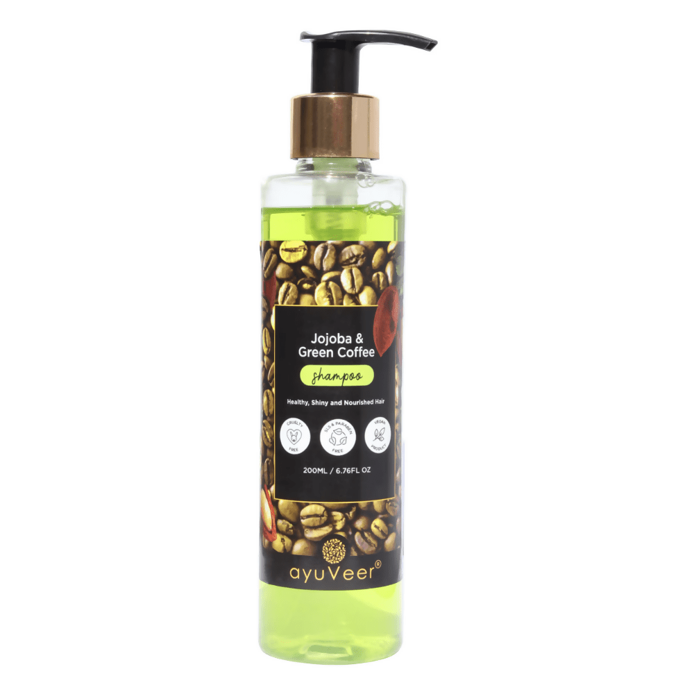 Ayuveer Jojoba & Green Coffee Shampoo
