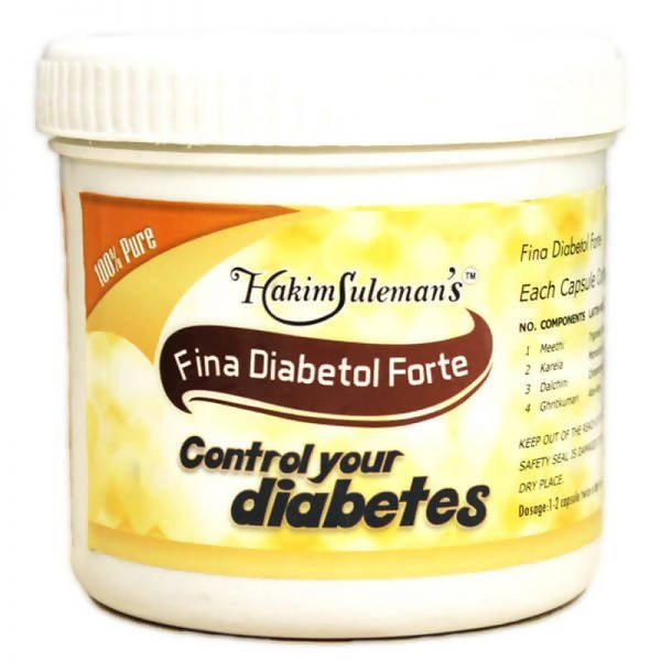 Buy Hakim Suleman's Fina Diabetol Forte Capsules from DrMediCart, Ship from India to USA