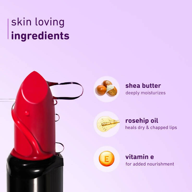 Plum Butter Crème Matte Lipstick Rouge Riot - 128 (Rouge Pink)