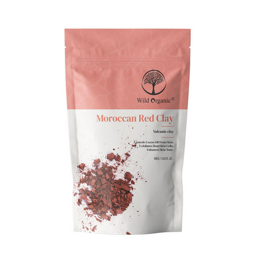 Wild Organic Moroccan Red Clay Powder