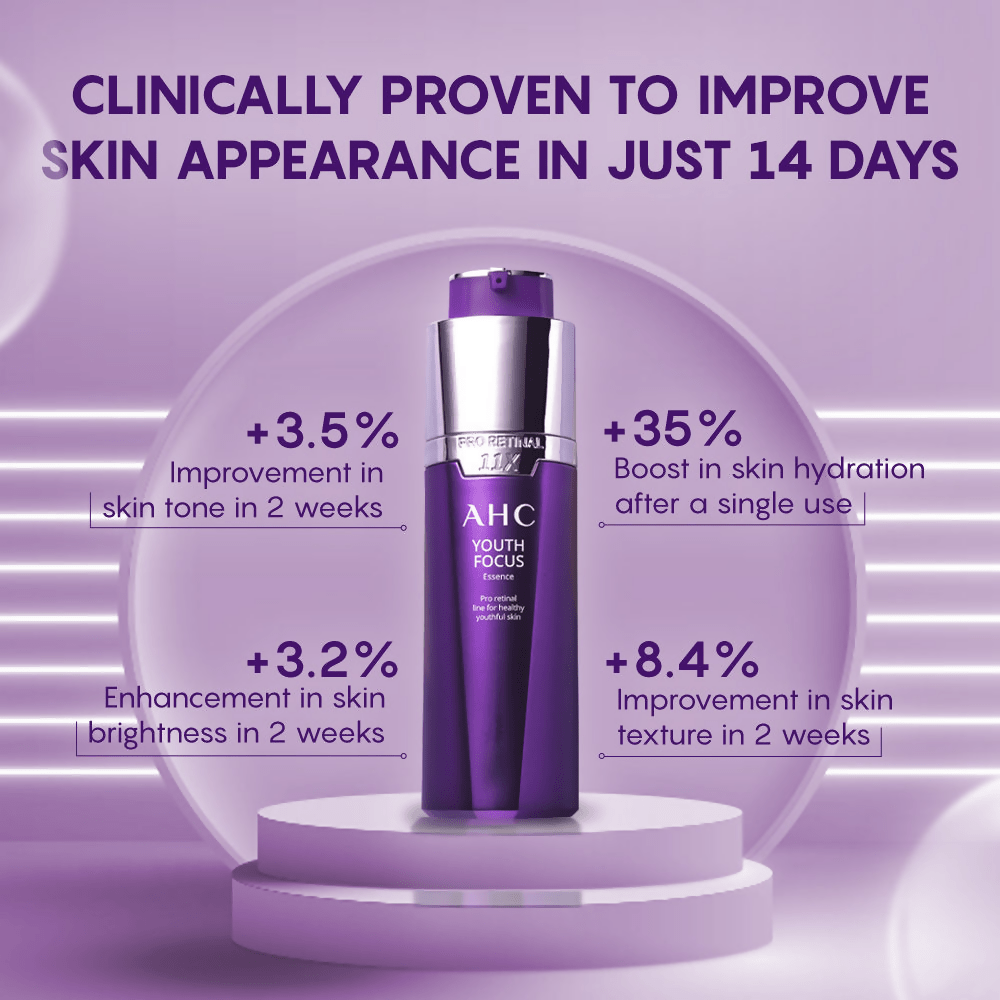 AHC Youth Focus Essence Anti-Aging Facial Essence Serum - Korean skincare
