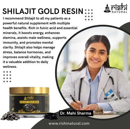 Rishi Natural Himalayan SJ Gold Resin
