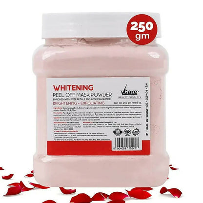 VCare Skin Whitening Rose Peel Off Mask Powder - Drmedicart