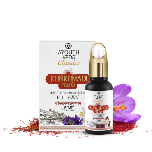 Buy Ayouthveda Kunkumadi Taila (Facial Oil) from DrMediCart, Ship from India to USA