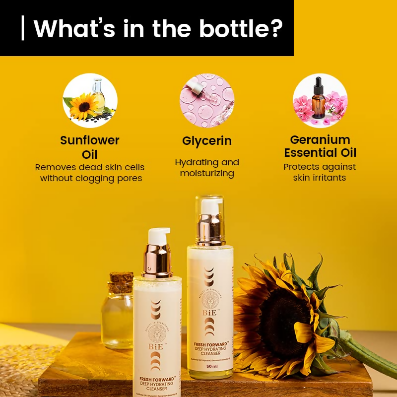 BiE Fresh Forward Deep Hydrating Cleanser With Glycerin & Sunflower Oil