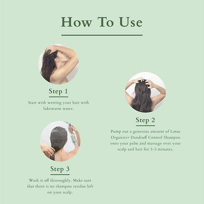 Lotus Organics+ Dandruff Control Shampoo
