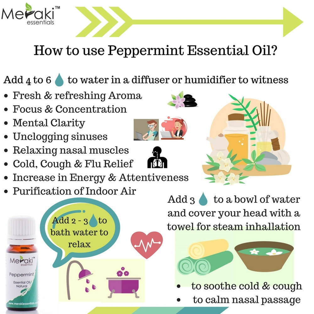 Meraki Essentials Peppermint Essential Oil