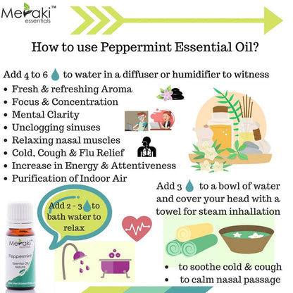 Meraki Essentials Peppermint Essential Oil