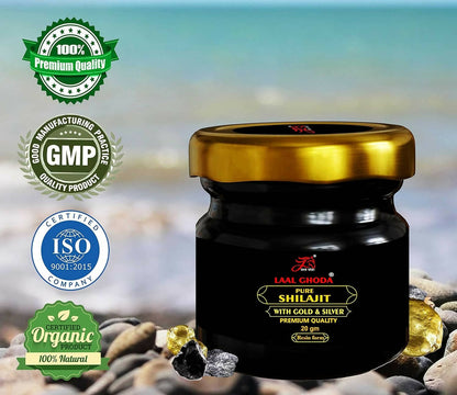 Laal Ghoda Pure Sj With Gold & Silver