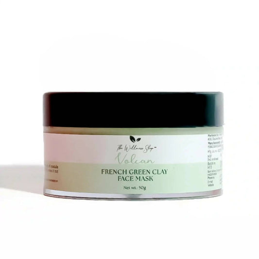 Buy The Wellness Shop Volcan French Green Clay Face Mask from DrMediCart, Ship from India to USA