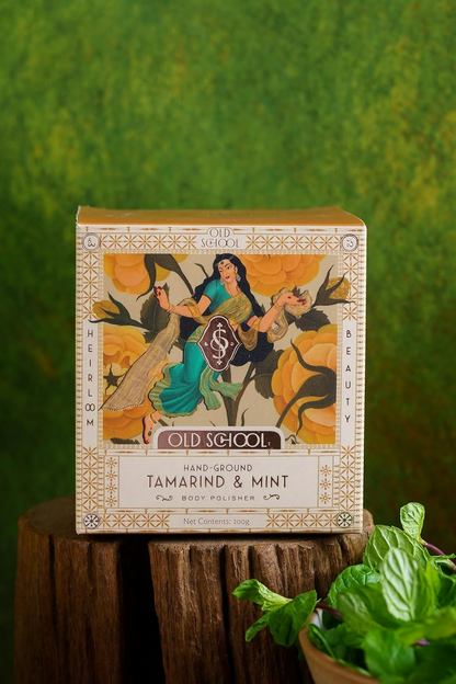 Old School Rituals Tamarind & Mint Body Polisher Natural Exfoliating Body Scrub