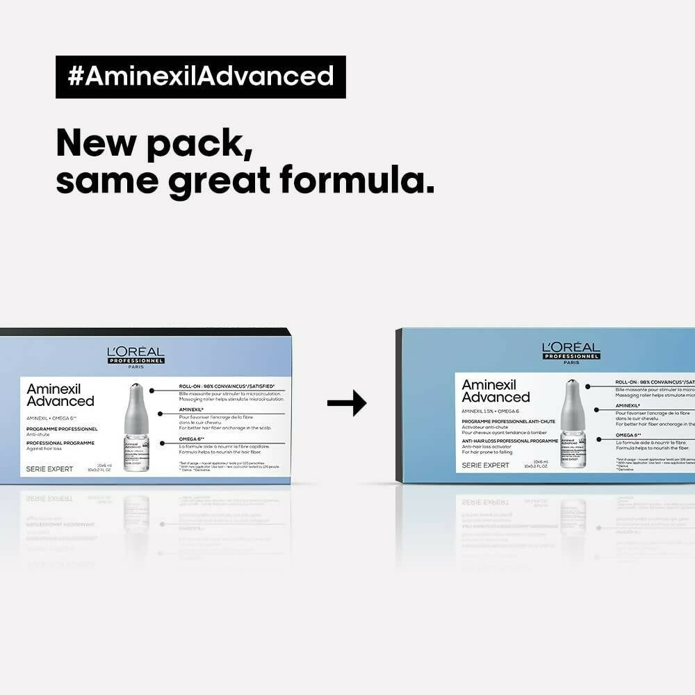L'Oreal Paris Professionnel Scalp Advanced Anti-Hair Loss Activator Programme & Aminexil Advanced & With Omega 6 - DrMediCart
