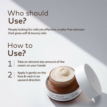 The Face Shop Alltimate Vegan Mucin 8 Peptide Cream