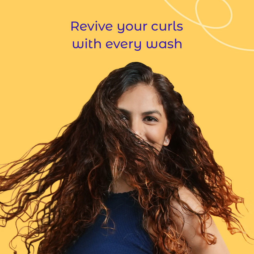 Arata Advanced Curl Care Hair Shampoo For Dry & Frizzy Hair - Murumuru Butter Evening Primrose Oil