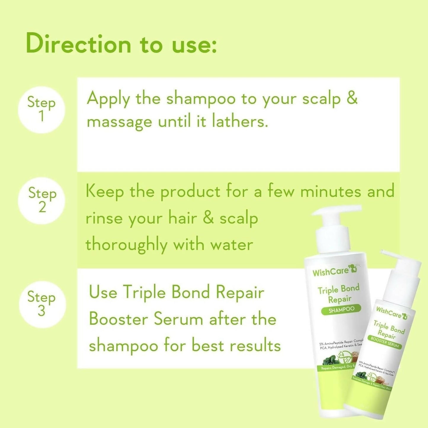 WishCare Triple Bond Repair Shampoo