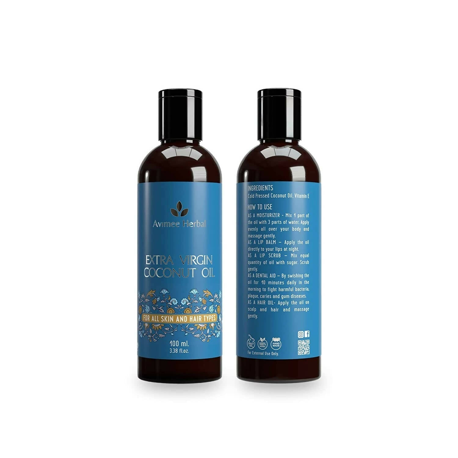 Buy Avimee Herbal Extra Virgin Coconut Oil from DrMediCart, Ship from India to USA