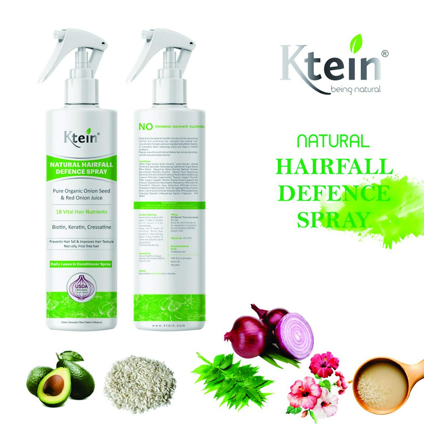 Ktein Onion Hair Spray