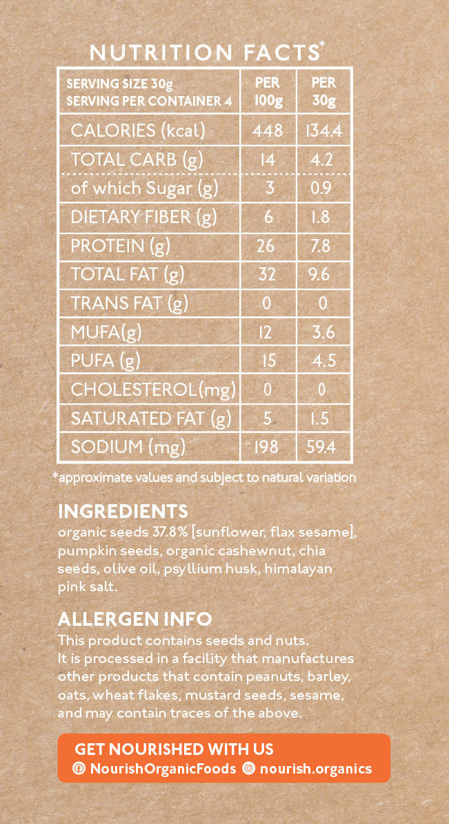 Nourish Organics Pumpkin Seed Mix