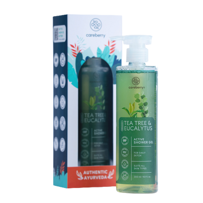 Buy Careberry Organic Tea Tree Eucalyptus Oil Shower Gel from DrMediCart, Ship from India to USA