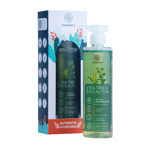 Buy Careberry Organic Tea Tree Eucalyptus Oil Shower Gel from DrMediCart, Ship from India to USA
