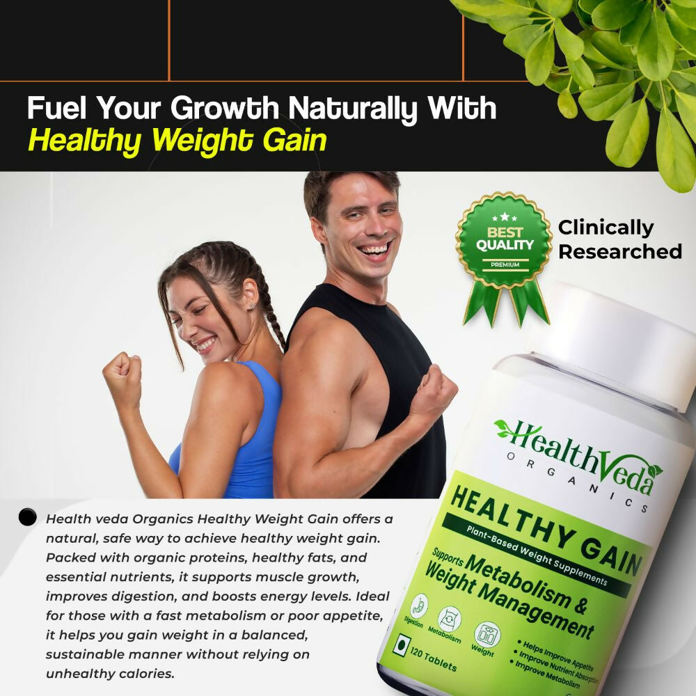 Health Veda Organics Healthy Gain Tablets
