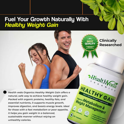 Health Veda Organics Healthy Gain Tablets