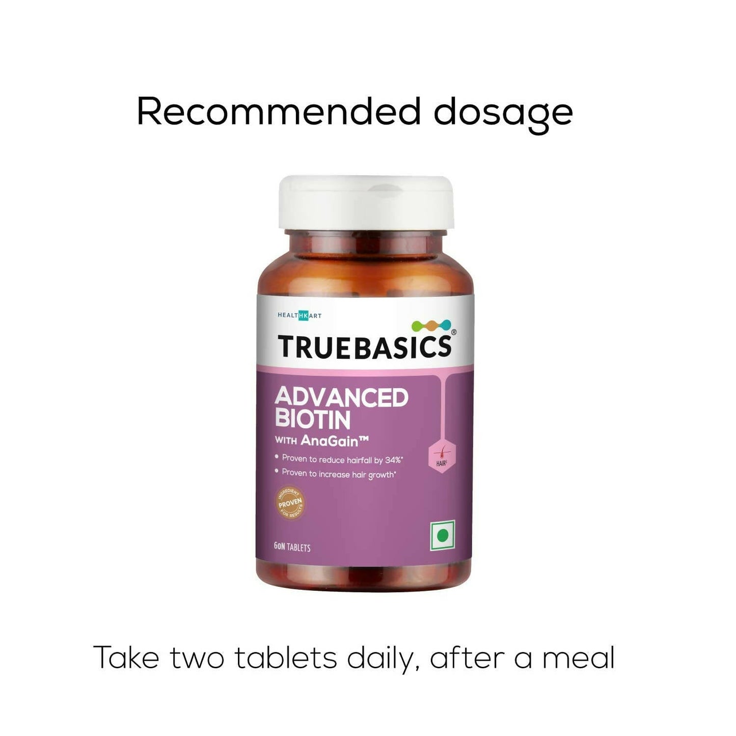 TrueBasics Advanced Biotin with AnaGain Tablets - Drmedicart