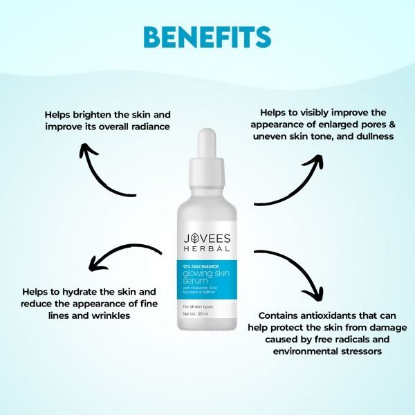 Jovees 12% Niacinamide Glowing Skin Serum