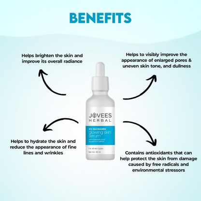 Jovees 12% Niacinamide Glowing Skin Serum