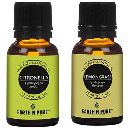 Earth N Pure Lemongrass & Citronella Essential Oils