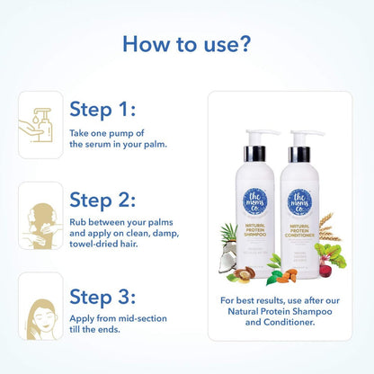 The Moms Co Natural Protein Hair Serum - Drmedicart