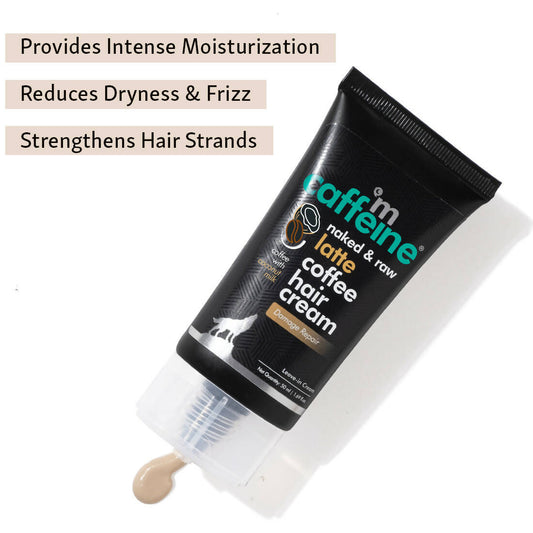 Buy mCaffeine Naked & Raw Latte Coffee Leave-In Hair Cream from DrMediCart, Ship from India to USA