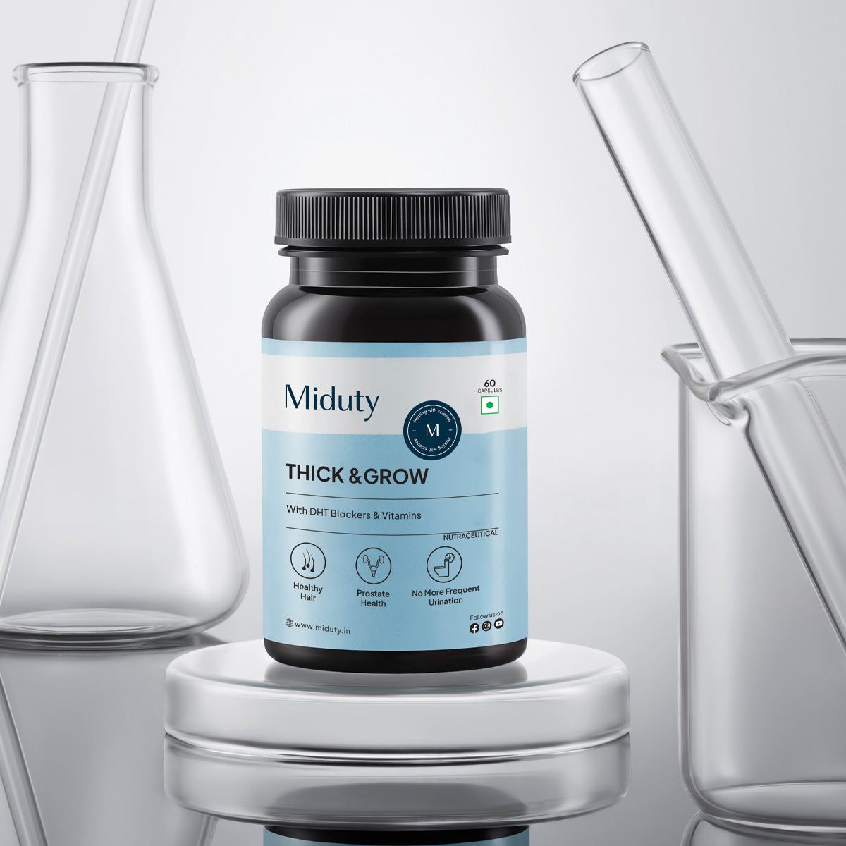 Miduty by Palak Notes Thick & Grow Capsules