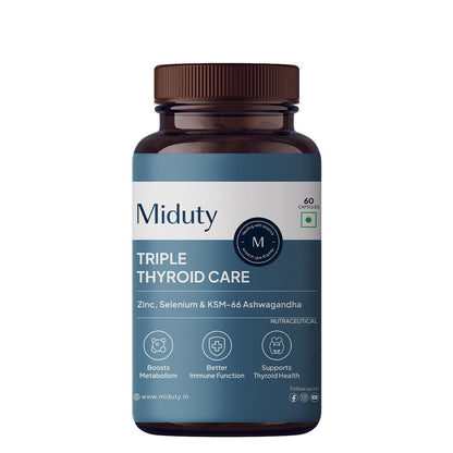 Miduty by Palak Notes Triple Thyroid Care Capsules