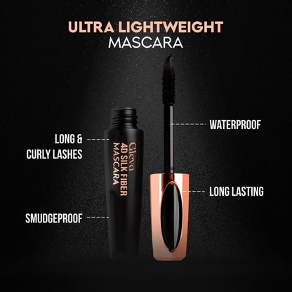 Gleva 4D Silk Fibre Mascara - Black