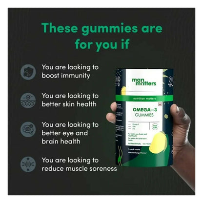 Man Matters Omega 3 Gummies - DrMediCart