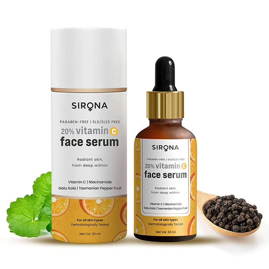 Buy Sirona 20% Vitamin C Face Serum from DrMediCart, Ship from India to USA