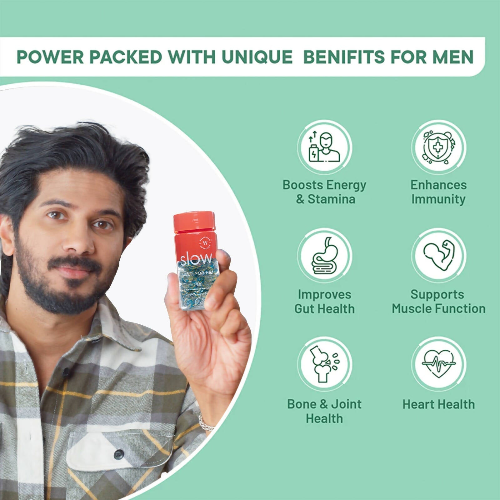 Wellbeing Nutrition Slow | Multivitamin for Him Capsules - Drmedicart