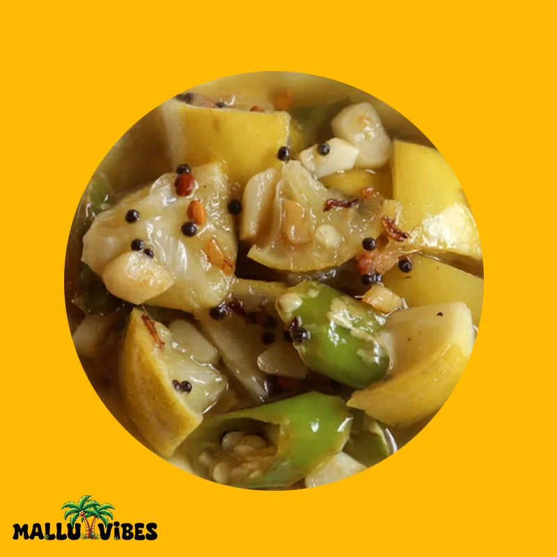 Mallu Vibes Home Made White Lemon Pickle