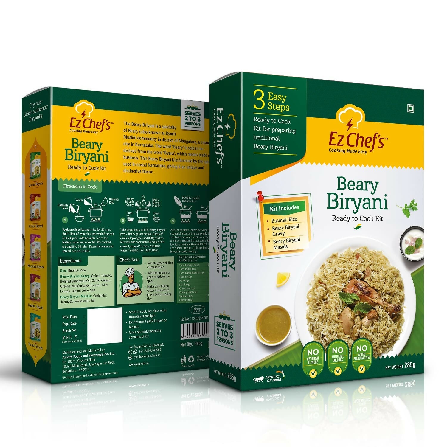 Ez Chef's Beary Biryani Kit - Mangalore's Famous Biryani