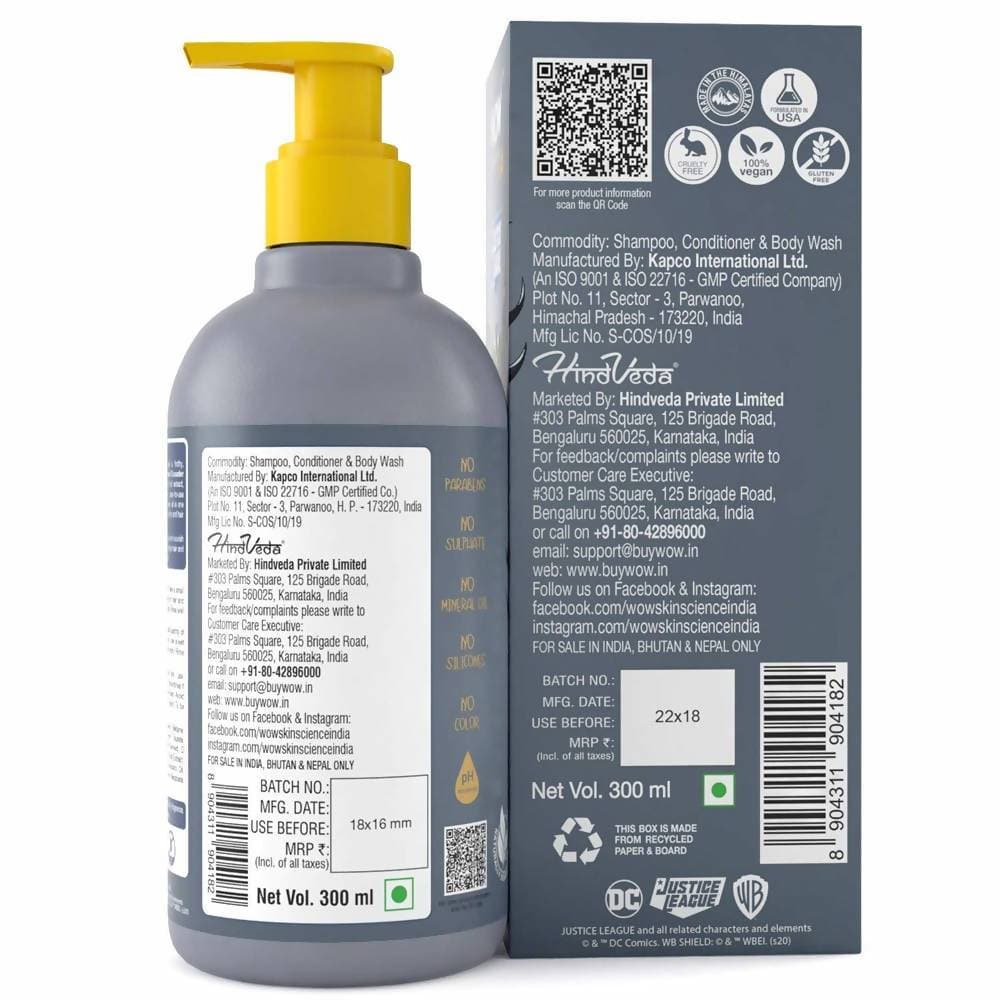 Buy Wow Skin Science Kids 3 in 1 Wash - Caped Crusader Batman Edition from DrMediCart, Ship from India to USA