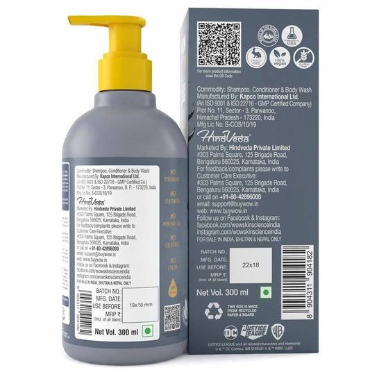 Buy Wow Skin Science Kids 3 in 1 Wash - Caped Crusader Batman Edition from DrMediCart, Ship from India to USA