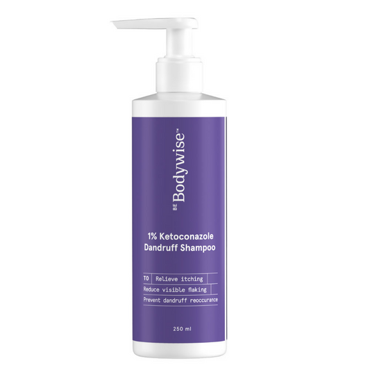 BeBodywise 1% Ketoconazole Dandruff Shampoo For Smooth & Frizz Free Hair