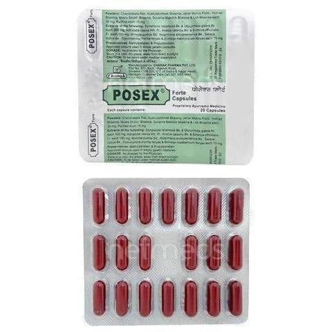 Buy Charak Pharma Posex Forte Capsules from DrMediCart, Ship from India to USA