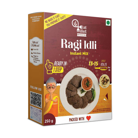 Buy Eat Millet Ragi Idli Instant Mix from DrMediCart, Ship from India to USA