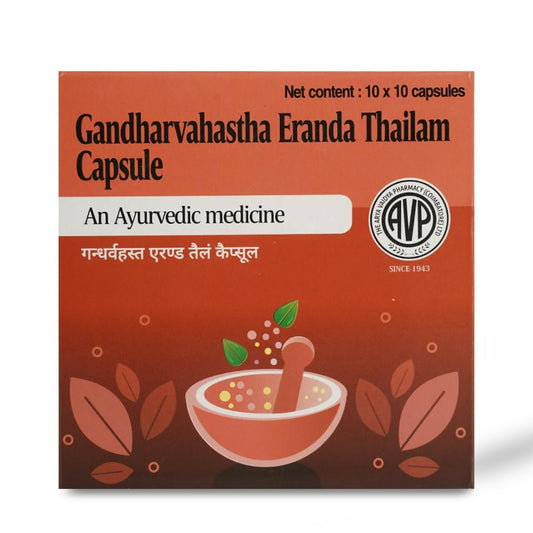 AVP Gandharvahastha Eranda Thailam Capsules