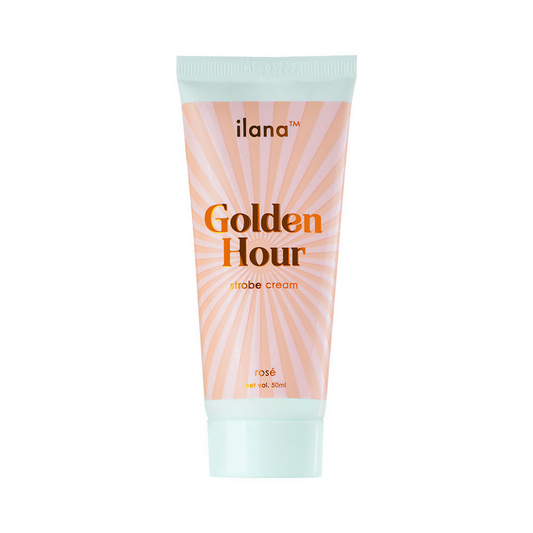 Ilana Golden Hour Shimmering Makeup Primer + Strobe Cream  - Rose