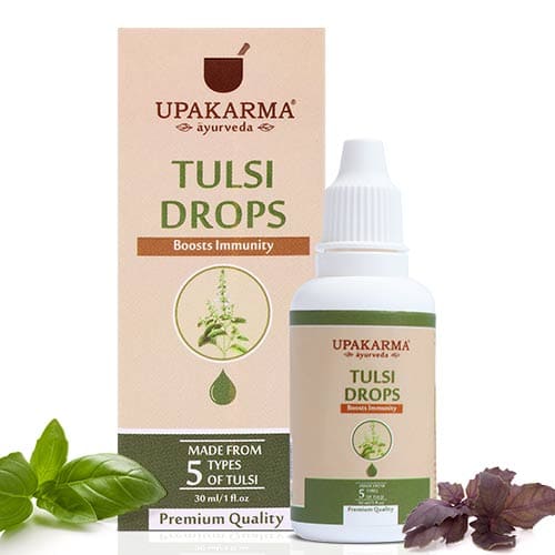 Buy Upakarma Ayurveda Tulsi Drops Boosts Immunity from DrMediCart, Ship from India to USA