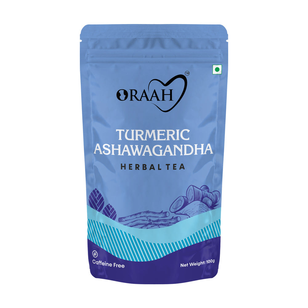 Buy Oraah Turmeric Ashwagandha Herbal Tea from DrMediCart, Ship from India to USA